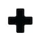 5S Supplies 5S Corner Markers, 2 in W., 6 in L., 0.003 in Thickness, 25 PK VSX-ROUND-BLACK - alternate 1